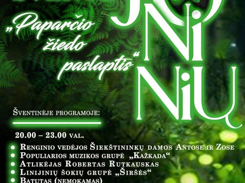 Joninių šventė „Paparčio žiedo paslaptis“