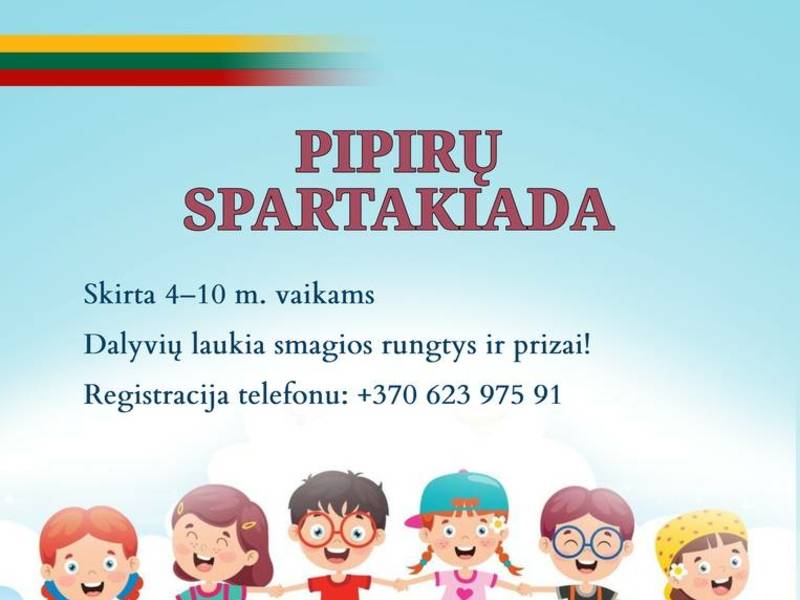 "Piparu spartakiāde" karaļa Mindauga kronēšanas piemiņai