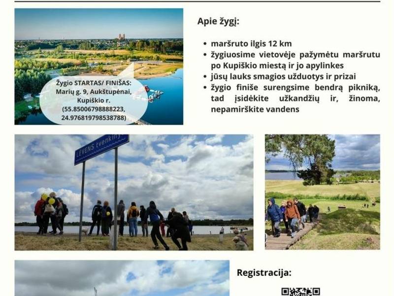 Turistinio sezono atidarymo žygis „Kupiškėnų keliais, kelaliais“