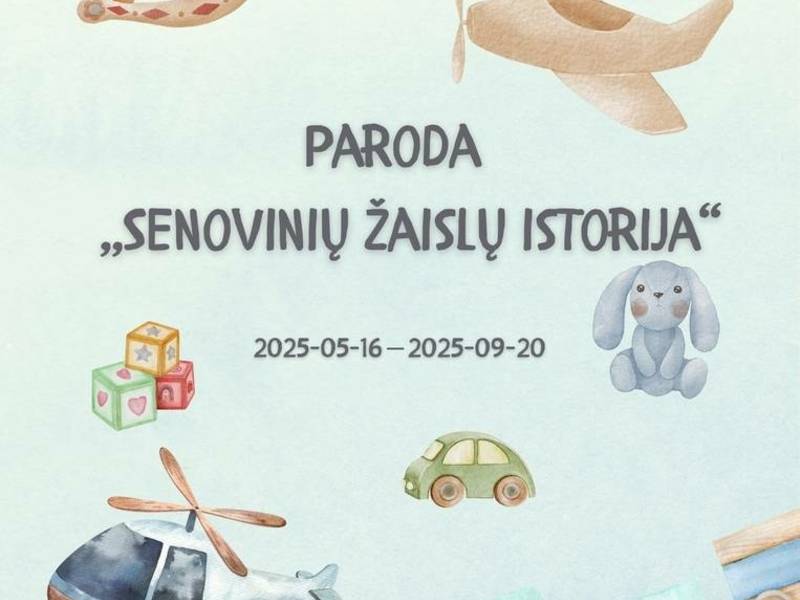 Paroda „Senovinių žaislų istorija“