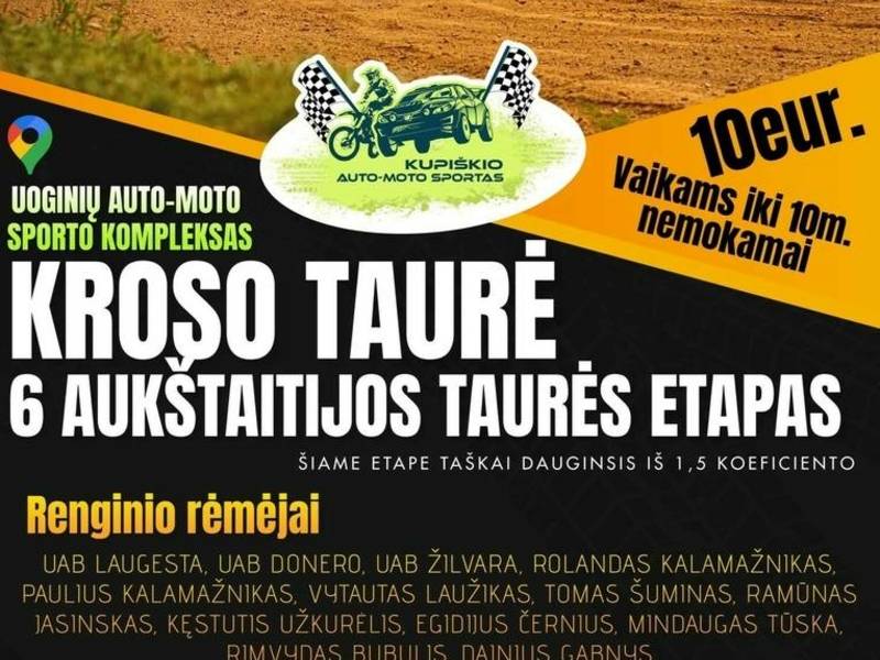 Krosa kauss. Aukštaitijas kausa 6. posms