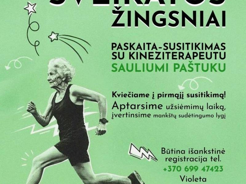 Лекция – встреча «Шаги к здоровью» | SUBAČIUS