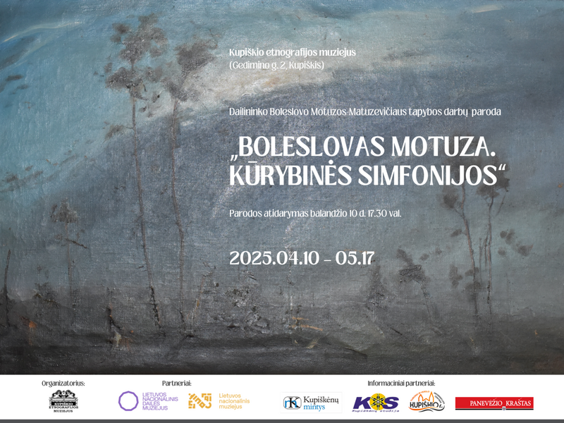Boleslovo Motuzos-Matuzevičiaus tapybos darbų paroda „Boleslovas Motuza. Kūrybinės simfonijos“
