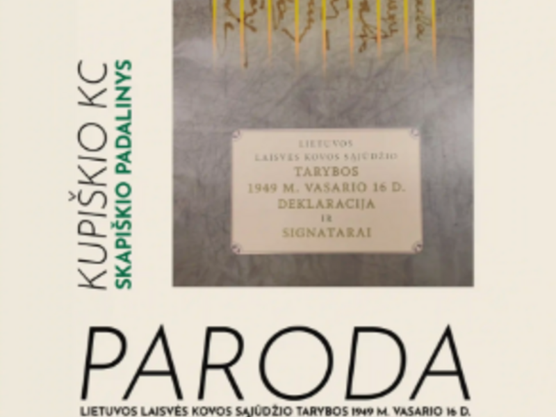 Lietuvos laisvės kovos sąjūdžio Tarybos 1949 m. vasario 16 d. deklaracija ir signatarai
