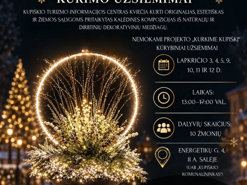  Veidrodinių kompozicijų ir šviečiančių lankų kūrimo užsiėmimai