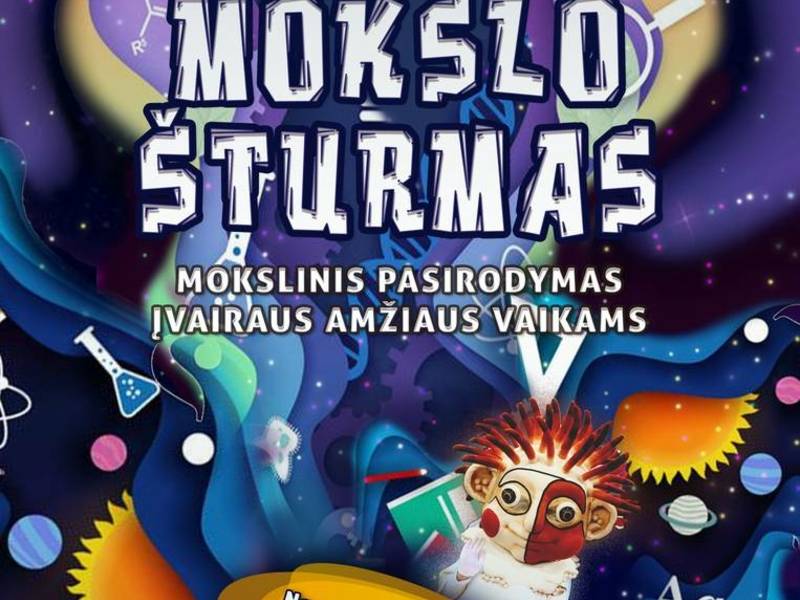 Zinātniskā izrāde visu vecumu bērniem "Zinātnes vētra"