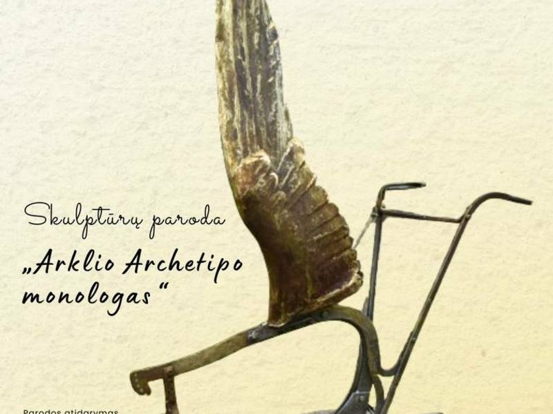 Henrikas Orakauskas skulptūru izstādes "Zirga arhetipa monologs" atklāšana