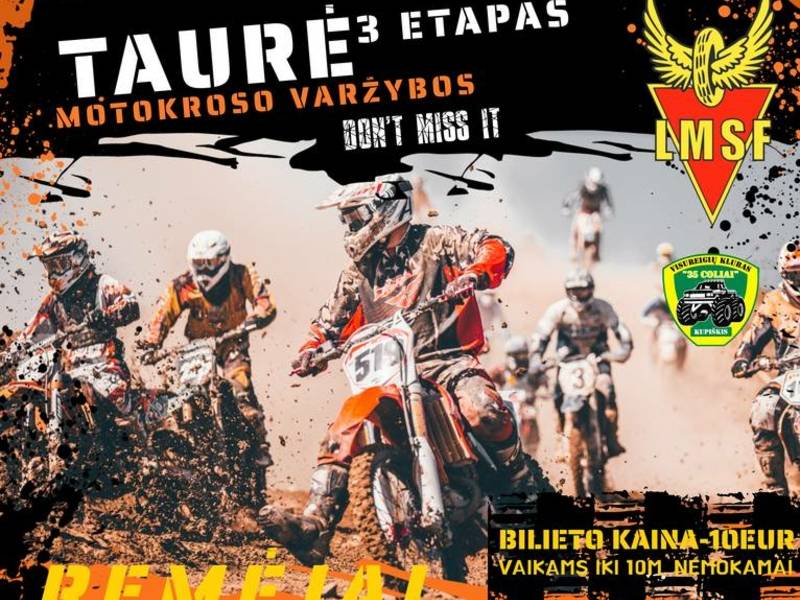 Lietuvos motokroso taurė. 3 etapas