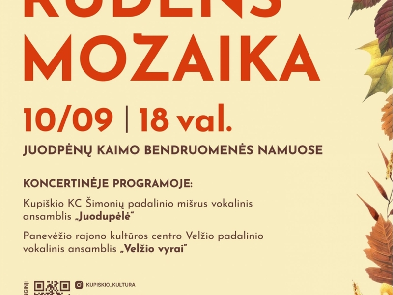 Tradicinė šventė „Rudens mozaika“ | JUODPĖNAI