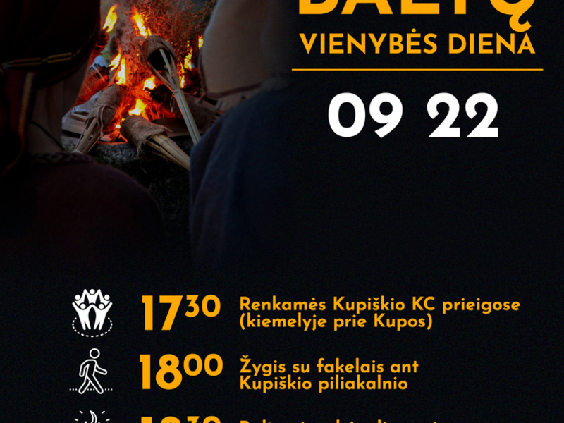 BALTŲ VIENYBĖS DIENA │ KUPIŠKYJE
