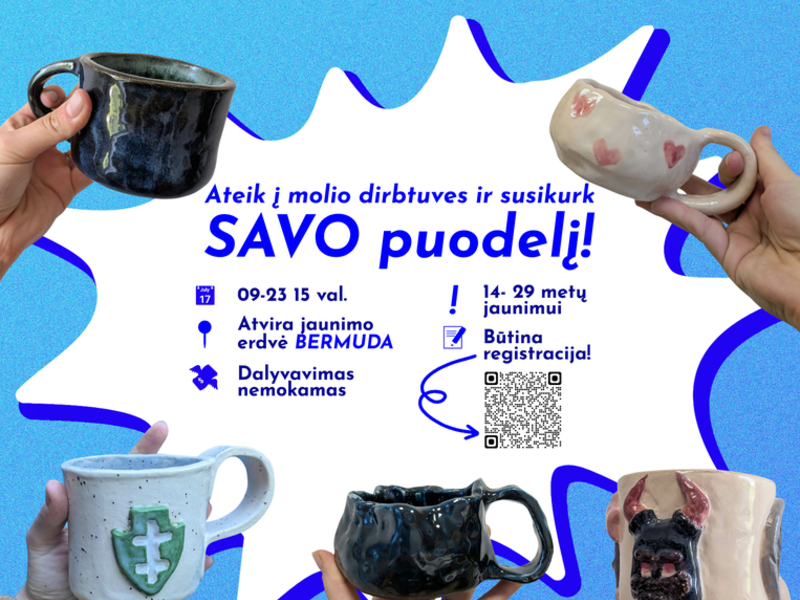 KERAMIKOS KŪRYBINĖS DIRBTUVĖS | KUPIŠKIS