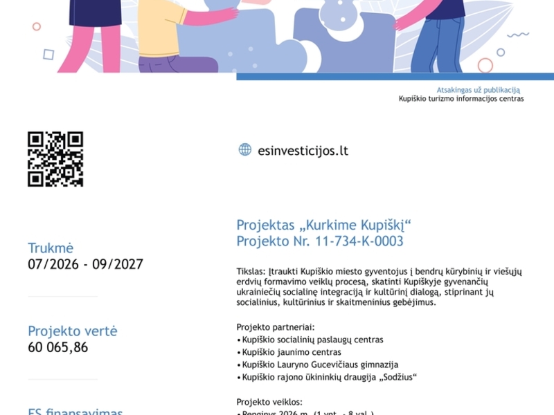 Projektas „Kurkime Kupiškį“