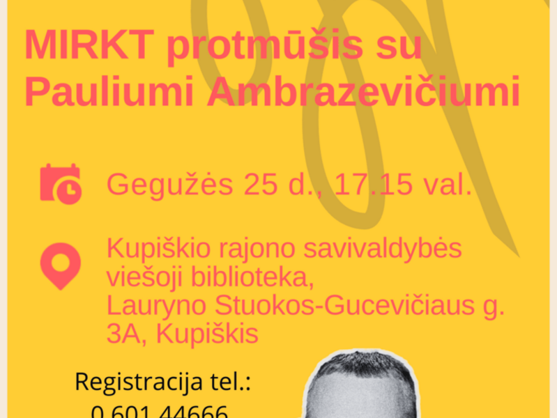 MIRKT protmūšis su Pauliumi Ambrazevičiumi !
