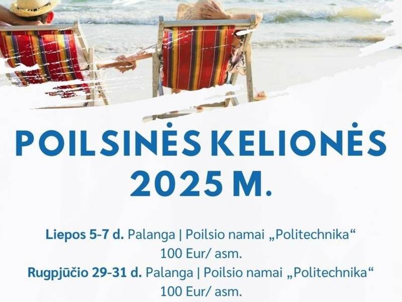 Poilsinė kelionė į Palangą liepos 5-7 d.