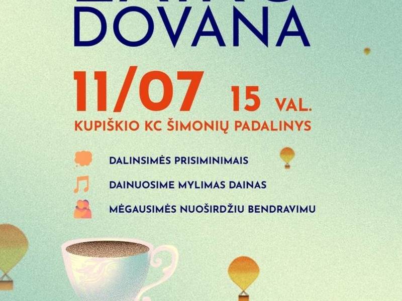 Popietė senjorams „Laiko dovana“