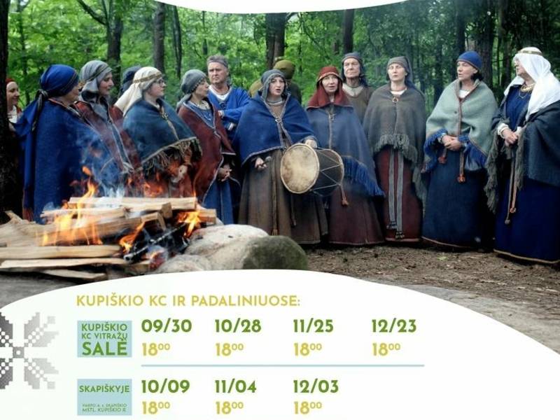 Circle of conventional and folk songs