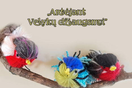 Mokinių darbelių paroda „Artėjant Velykų džiaugsmui“
