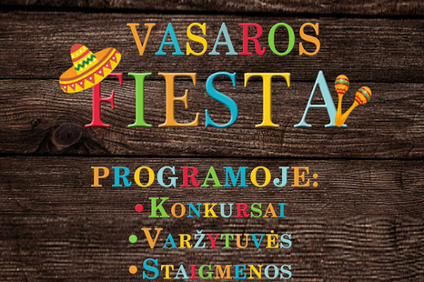 Jaunimo šokių ir poilsio vakaras „Vasaros fiesta“