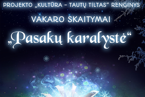 Vakaro skaitymai „Pasakų karalystė“