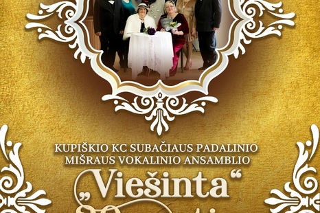 Vokalinio ansamblio „Viešinta“ 20-metis