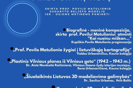 Paroda-konferencija „Lietuvos 3D modelis prieš šimtą metų“