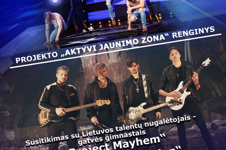 Projekto „Aktyvi jaunimo zona“ renginys