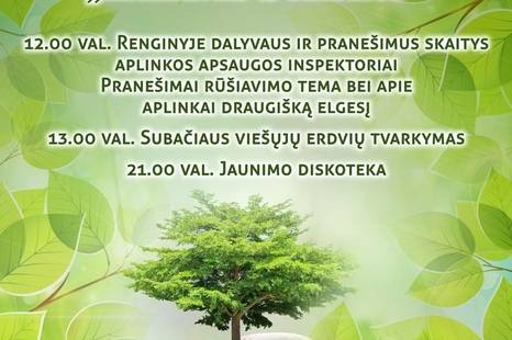 Aplinkosaugos akcija „Žalesnis Subačius“