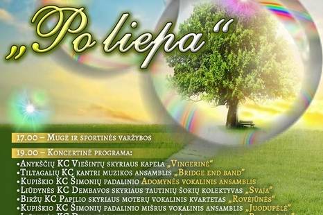 Tradicinė Juodpėnų kaimo šventė "Po liepa"