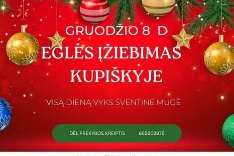 Eglės įžiebimas ir šventinė mugė