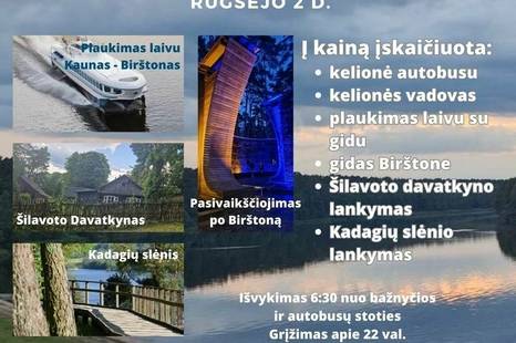 Kelionė aplink Kauno marias