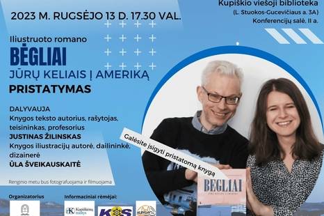 Iliustruoto romano „Bėgliai. Jūrų keliais į Ameriką“ pristatymas