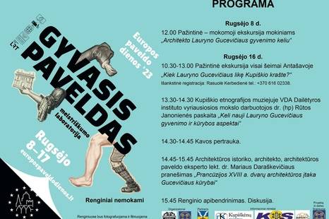 Europos paveldo dienos'23. Gyvasis paveldas:meistriškumo laboratorija