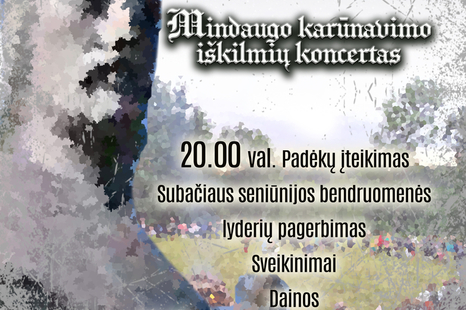 Mindaugo karūnavimo iškilmių koncertas ant Stirniškių piliakalnio