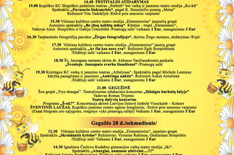 Teatrų festivalis-kūrybinė stovykla „Pienių medus“