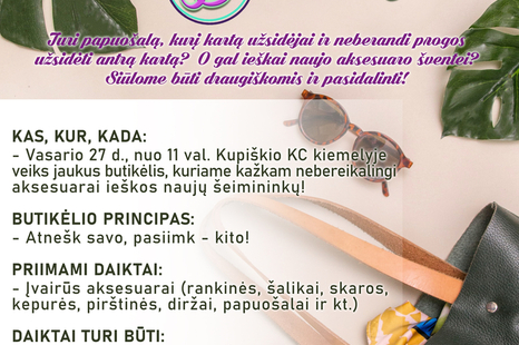 „Pavasarinis butikėlis“
