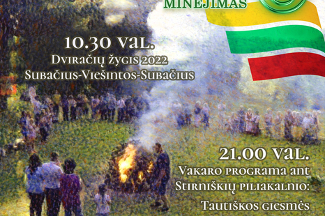 Liepos 6-osios minėjimas ant Stirniškių piliakalnio