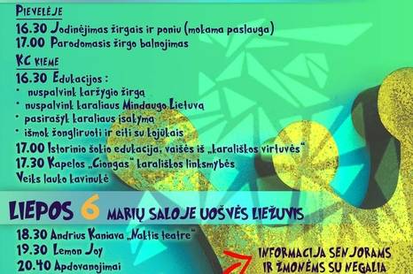 Amatininkus, prekybininkus, tautodailininkus kviečiame dalyvauti Lietuvos karaliaus Mindaugo karūnavimo dienos šventėje Uošvės Liežuvio saloje