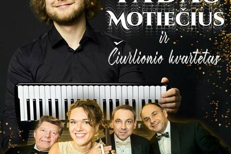Naujametinis koncertas – Tadas Motiečius ir Čiurlionio kvartetas