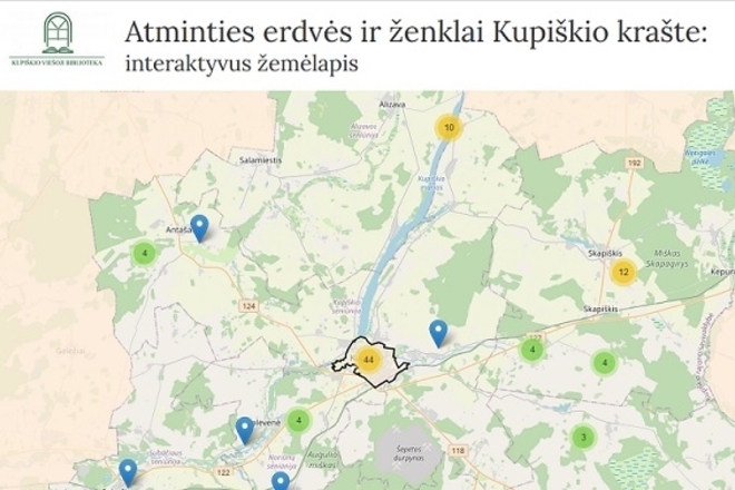 Žymių kupiškėnų atminties ženklai Kupiškio rajone