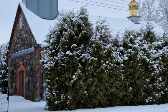 Русская старообрядческая церковь в селе Багдоняй